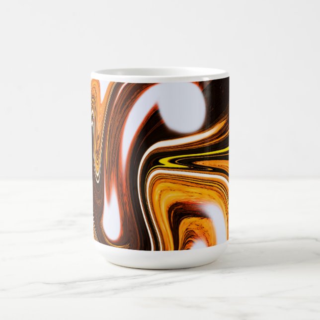 Orange chocolate coffee mug (Center)