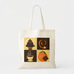 Orange Chocolate Tote Bag