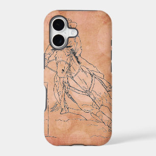 Orange Circles Barrel Racer II ~ iPhone 5/5S Case