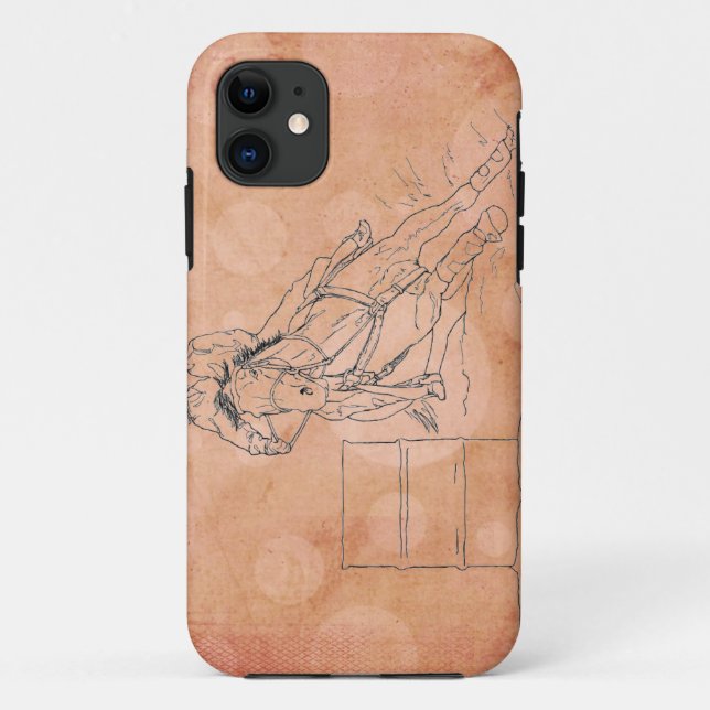 Orange Circles Barrel Racer ~ iPhone 5/5S Case (Back)