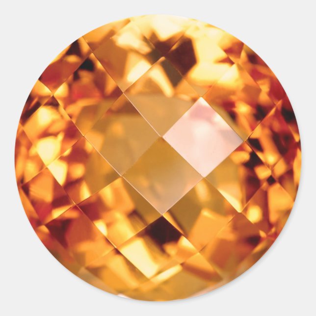 Orange Citrine Sticker (Front)