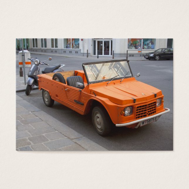 Orange Citroën Mehari (Front)