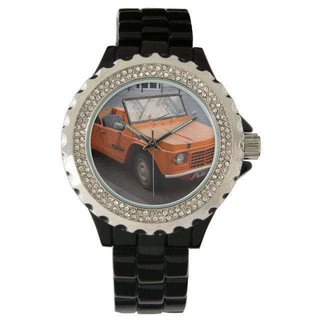 Orange Citroen Mehari Watch (Front)