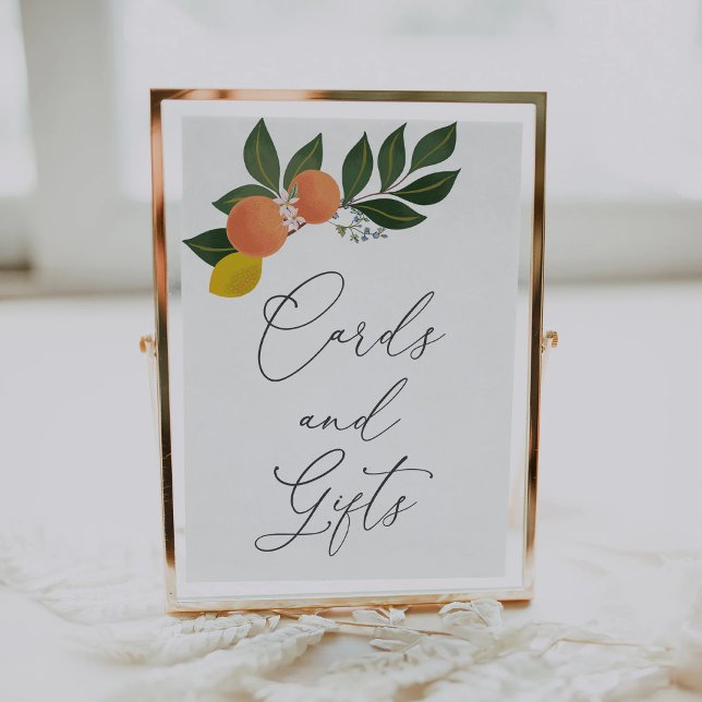 Orange Citrus Cards and Gifts sign (Creator Uploaded)