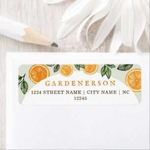 Orange Citrus Fruit Address