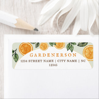 Orange Citrus Fruit Address 