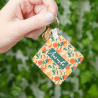 Orange Citrus Fruit Retro Pattern