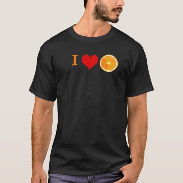 Orange Citrus Fruit T-Shirt (Front)