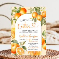 Orange Citrus Theme Summer Fruit Baby Shower