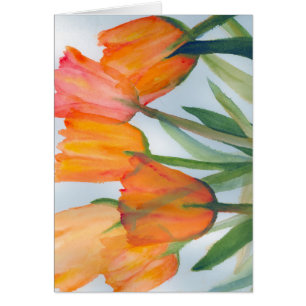 Orange Citrus Tulips