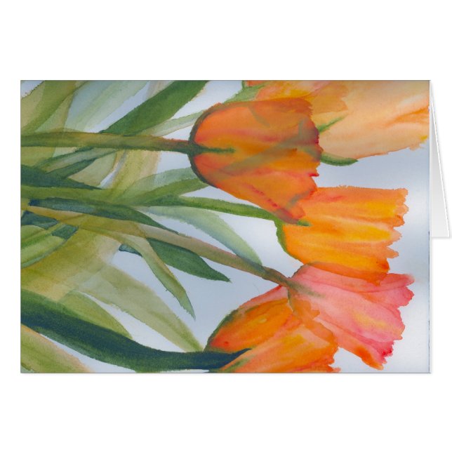 Orange Citrus Tulips (Front Horizontal)