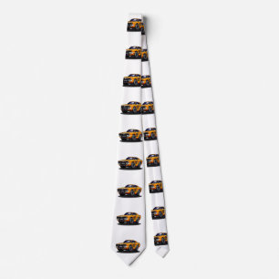 Orange Classic muscle car   - Choose back color Tie