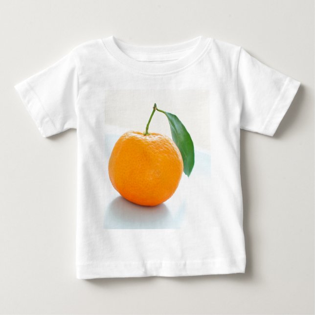 Orange clementine close up baby T-Shirt (Front)