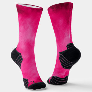 Orange Cloud Effect High-Performance Athletic Sock