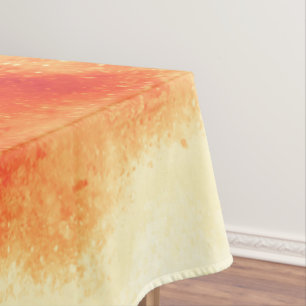 Orange Cloud Effect Tablecloth