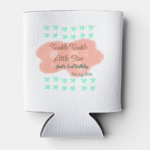 Orange clouds twinkle twinkle little stars green can cooler
