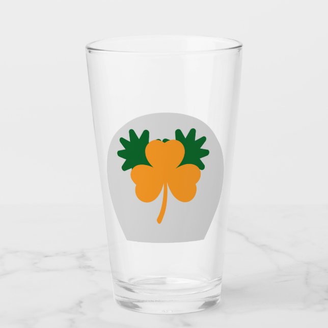 Orange Clover American Drinking Glass (Front)