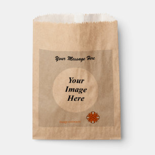 Orange Clover Ribbon Template by Kenneth Yoncich Favour Bags