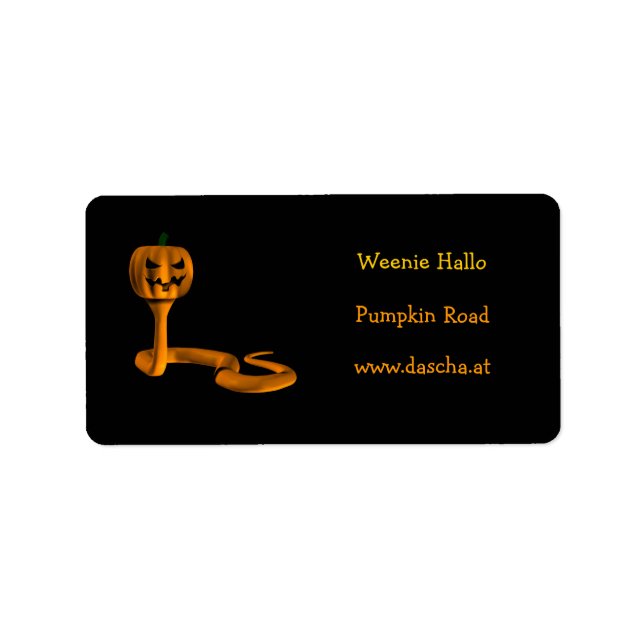 Orange Cobra Label (Front)