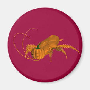 Orange Cockroach Magnet