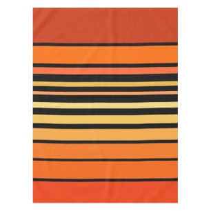 Orange Color Lines Palette  Tablecloth