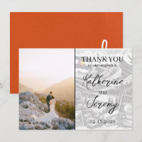Orange Colorado Passport Thank You Card