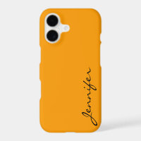 Orange colour background