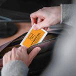 Orange Colour Business Brand on Business Card Case<br><div class="desc">Orange colour business brand on customisable business card case. Customise it by uploading your business logo and typing the name, address, phone number, e-mail and website or social media page of your business. Customise it to advertise your business or to promote your brand name to customers or clients. Customisable office...</div>