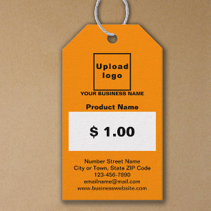 Orange Colour Business Product Price Tag