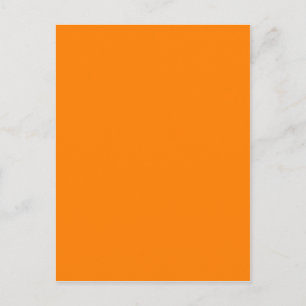 Orange Colour Customised Designer Postcard