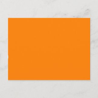 Orange Colour Customised Designer Postcard