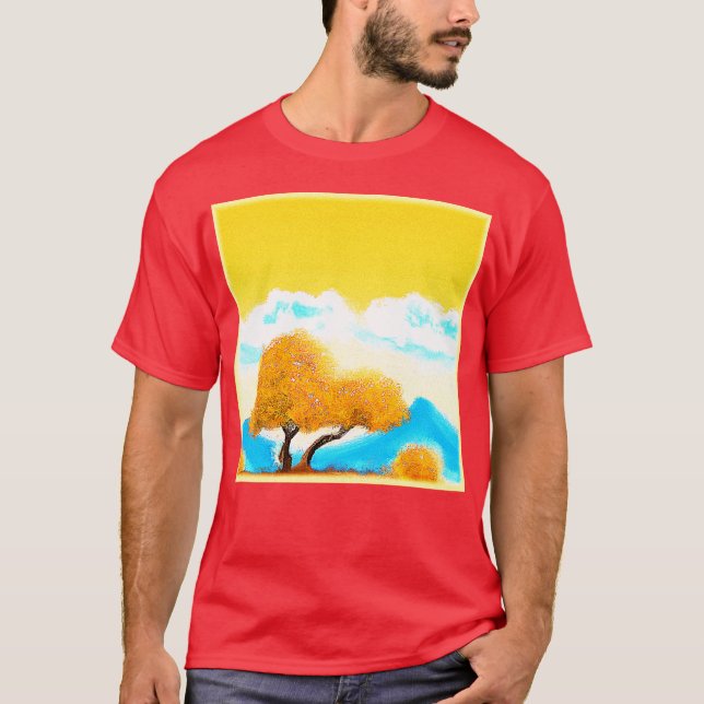 "Orange Coloured Nature" Cute Photo. Buy Now T-Shirt (Front)