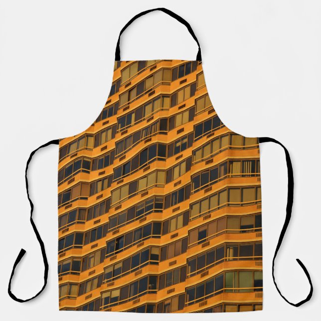 Orange concrete building apron (Front)