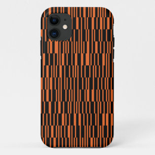 Orange, cool, trendy, modern geometric graphic art Case-Mate iPhone case