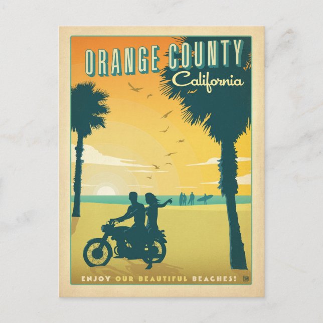 Orange County, CA Postcard (Front)