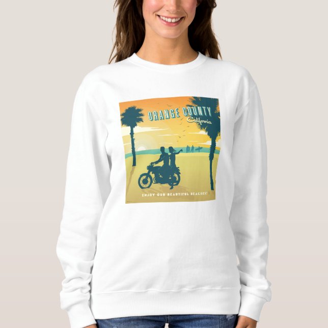 Orange County, California Beaches Sweatshirt (Front)