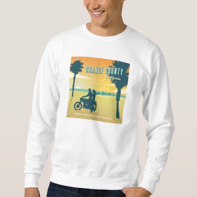 Orange County, California Beaches Sweatshirt (Front)