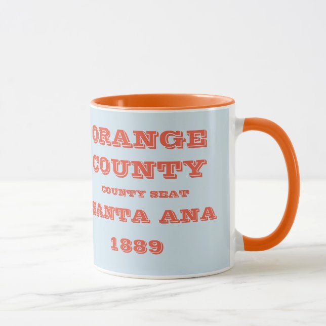 Orange County California Mug (Right)