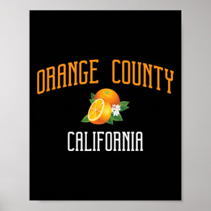 Orange County California Pacific Ocean Surfing  Poster