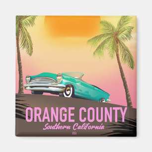 orange county California USA Magnet