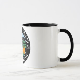Orange county seal mug