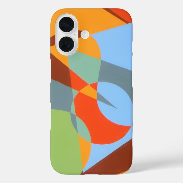 Orange Cowboy Boot Abstract Phone Case (Back)