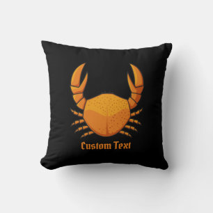Orange Crab Cushion