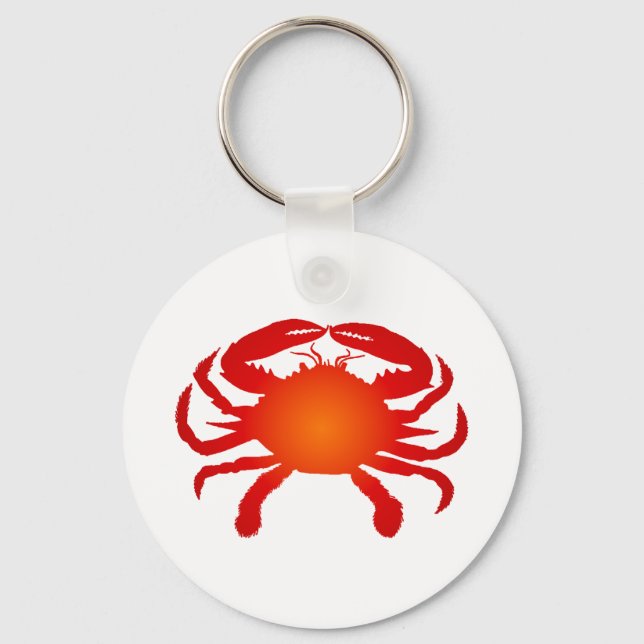 Orange Crab Key Ring (Front)