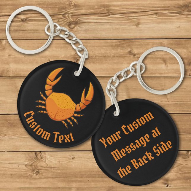 Orange Crab Keychain (Creator Uploaded)