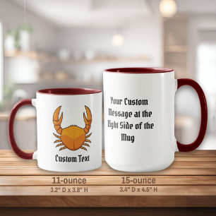 Orange Crab Mug
