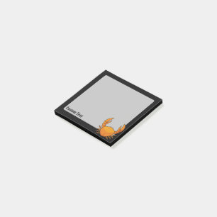 Orange Crab Post-it Notes