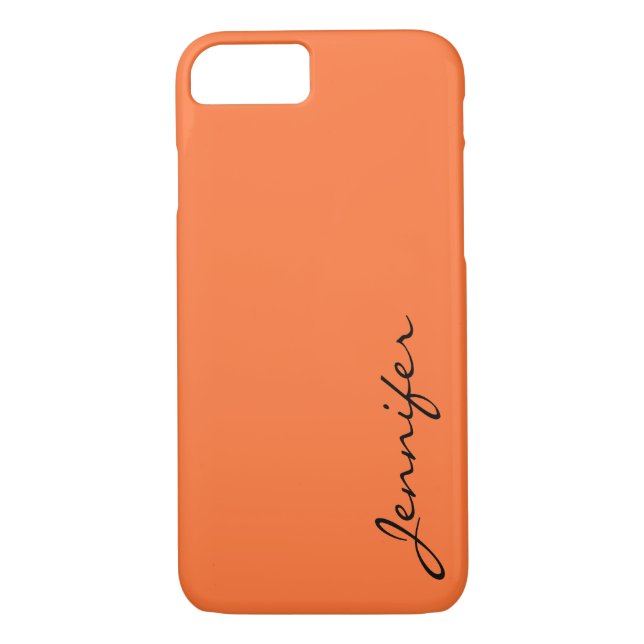 Orange (Crayola) colour background Case-Mate iPhone Case (Back)