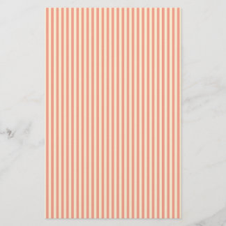 Orange & Cream Vertical Stripe Soap Wrap Paper