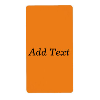 Orange Create Your Own Add Text Custom